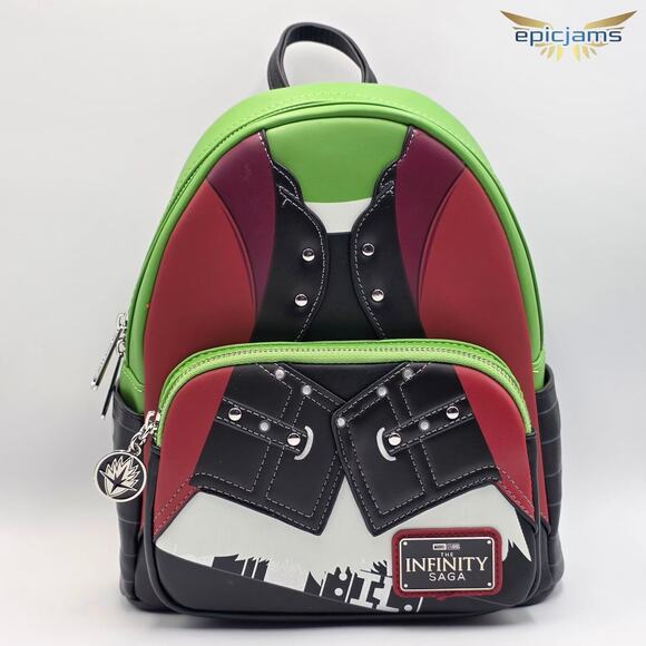 Loungefly Marvel Studios Infinity Saga LE Gamora Cosplay Mini Backpack New - Picture 1 of 7